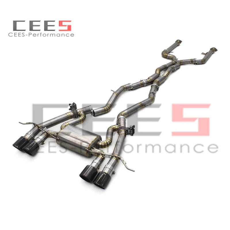 CEES Catback Exhaust System Titanium Exhaust Pipe Valvetronic For BMW M3/M4 G80/G82 3.0T 2020-2025 escape Exhaust Pipe Muffler