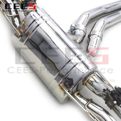 CEES Catback Exhaust System for PORSCHE Cayenne 4.8 2010-2016 Tuning Performance Racing Titanium Escape Exhaust Pipe Muffler