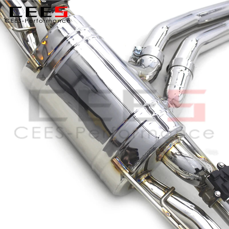 cees Catback Exhaust System For Porsche Cayenne Turbo 4.0T 2019-2023 Stainless Steel Racing Escape Exhaust Pipe Muffler Assembly