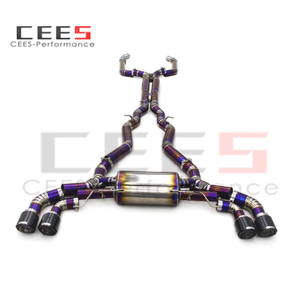 CEES Performance System for BMW F93 M8/M8 Competition Gran Coupe  F92 F91 2017-2023 Valvetronic Catback Titanium Valve Exhaust