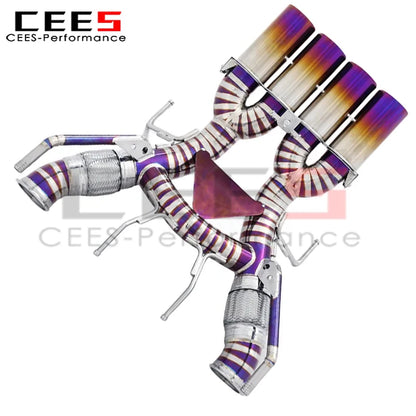 CEES for Mclaren 765LT 4.0T 2020+ Valved Sport Exhaust System