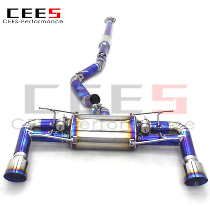 CEES Performance Titanium Exhaust Pipe For Subaru BRZ 2.0L 2013-2019 Valvetronic Catback Exhaust System