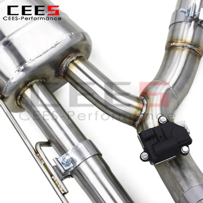 CEES Valvetronic Exhaust Pipe Muffler For BMW X7 M60i 4.4TT 2023-2024 Stainless Steel Catback Exhaust System With Remote Control