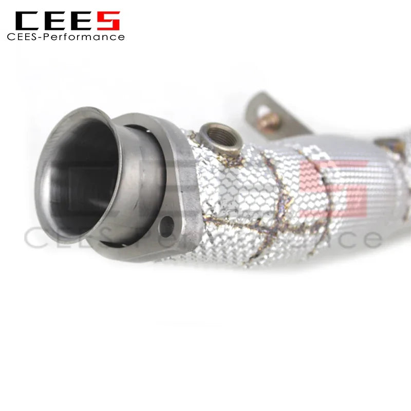 cees Catback Exhaust system For Mercedes-Benz S500 S550 W222 4.7T 5.5T 2014-2019 Titanium valve Exhaust Without Cat Downpipe