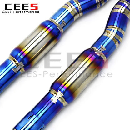 cees Catback Exhaust Pips for Mercedes-Benz S350 3.0T 2012-2023 Performance Titanium Exhaust Pipe Muffler System Assembly