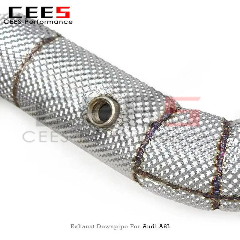Audi A8L D4 4.0T 2011-2023 Stainless Steel Free Flow Downpipe Exhaust System