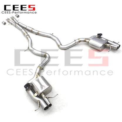 Catback Exhaust For Mercedes-Benz S560 W222 2018-2019 Stainless Steel Escape Exhaust Pipe Muffler Car Exhaust System