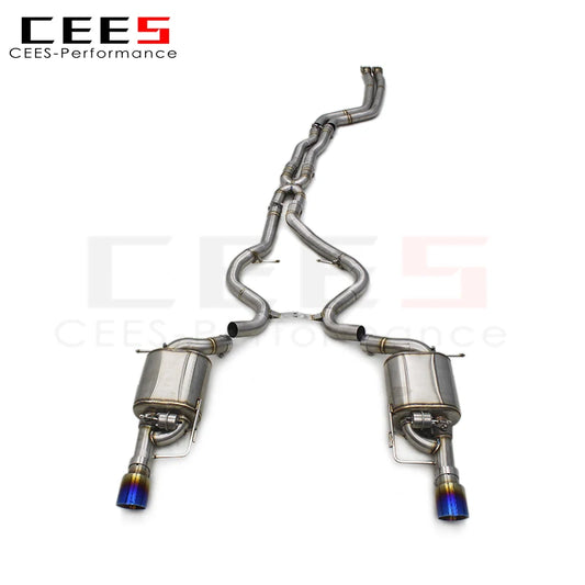 CEES valve control Catback Exhaust Systems For BMW 335/335i E90/E92/E93 N54 3.0T 2009-2013 Stainless Steel Exhaust Pipe Muffler