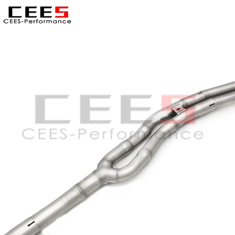 cees Stainless Steel Catback Exhaust System Assembly for BMW X3 F25 N55 3.0T 2011-2017 Escape Valved Car Exhaust Pipe Muffler