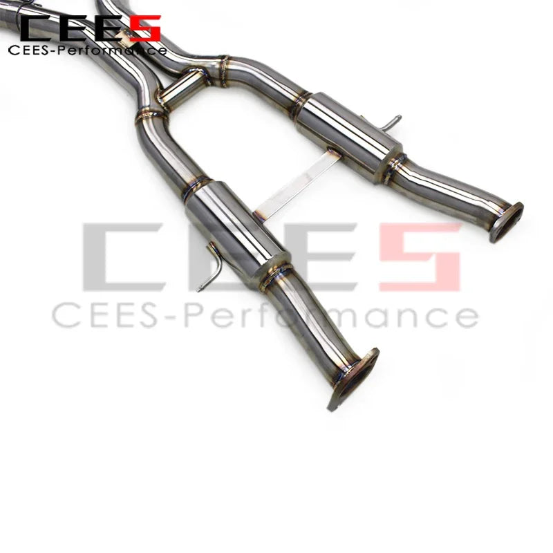 cees Valve Catback Exhaust Pipe Muffler System for JEEP Grand Cherokee 3.0/3.6 2007-2023 SS304 Stainless Steel Tuning Auto Parts