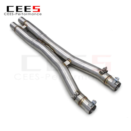 CEES Performance Exhaust X pipe Mid pipe For Ferrari California 4.3L 2009-2018 304 Stainless Steel Exhaust System