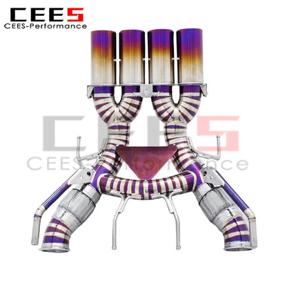 CEES for Mclaren 765LT 4.0T 2020+ Valved Sport Exhaust System
