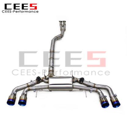 cees Valve Catback Exhaust Y Pipe for Nissan GTR/GT-R R35 3.8TT 2008-2023 Escape Stainless Steel Exhaust Pipe Muffler System