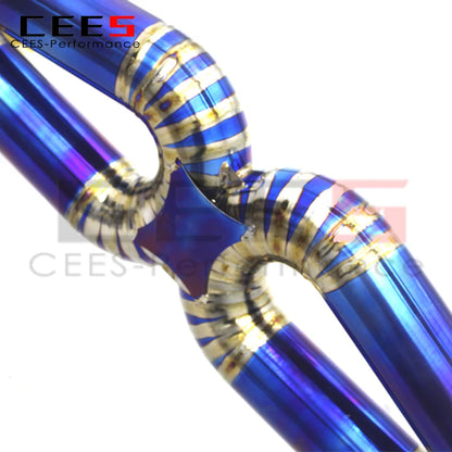 CEES Titanium alloy  Exhaust System Catback Exhaust  For Audi R8 V10 5.2 2017-2019 High Performance car exhaust muffler