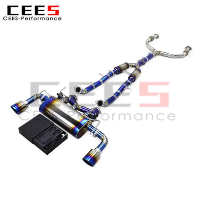 cees Catback Muffler for Infiniti G37 3.7L 2010-2021 Performance Titanium Valvetronic Exhaust System with Valve Controller