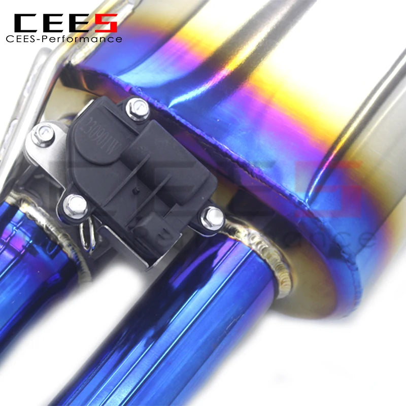 CEES Catback Exhaust System Performance Titanium escape Exhaust Pipe For Audi S6/S7 C7 4.0T 2013-2018