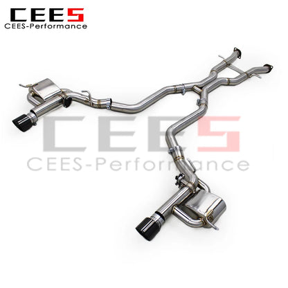 CEES Catback Exhaust Pipes System For JEEP Grand Cherokee 6.4L 2011-2020 Escape Stainless Steel Exhaust Pipe Muffler