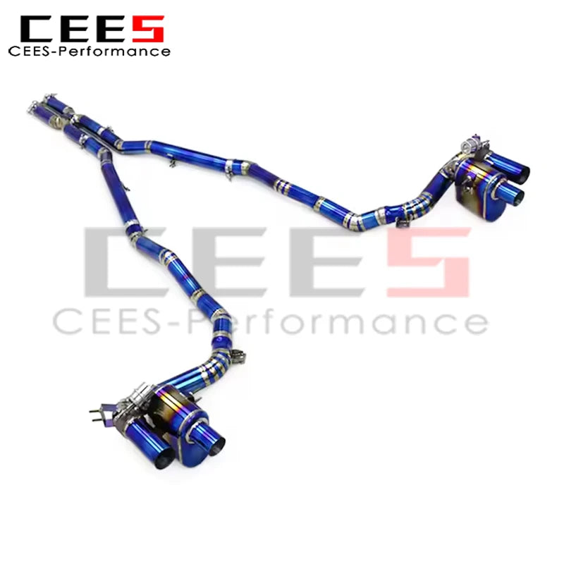 cees Performance Titanium Exhaust for Ferrari GTC4 Lusso/Lusso T 2016-  Car Exhaust Pipe Valvetronic Catback Exhaust Muffler