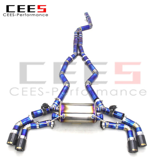 CEES Valved Sport Exhaust System For For BMW M240/M240i B58 3.0T 2017-2023 Car Exhaust System Titanium Pipes Muffler