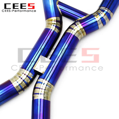 CEES Titanium Catback Exhaust System For JEEP Grand Cherokee 6.4L 2011-2020 Performance Sport Exhaust Pipe Muffler