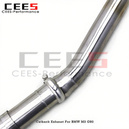 BMW M3/M4 G80/G82 3.0T 2019-2025 Single Outlet Valve Exhaust System