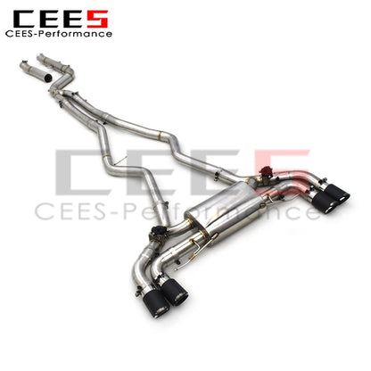 cees Catback Exhaust Valvetronic for BMW M340/M340i 3.0T 2019-2023 SS304 Stainless Steel Racing Exhaust Muffler System Assembly