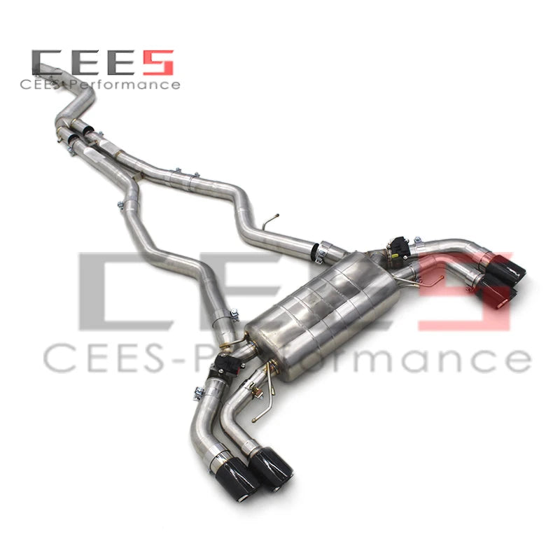 CEES Valvetronic Catback Exhaust Pipes For BMW M240i B58 3.0T 2017-2023 304Stainless Steel Exhaust Muffler