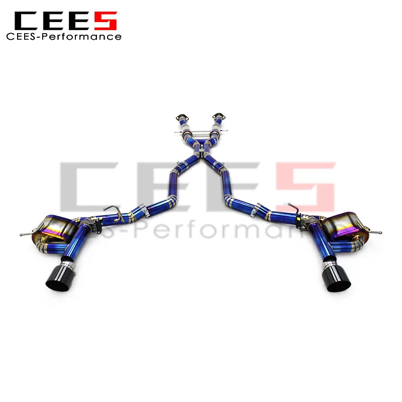 CEES Titanium Catback Exhaust System For JEEP Grand Cherokee 6.4L 2011-2020 Performance Sport Exhaust Pipe Muffler