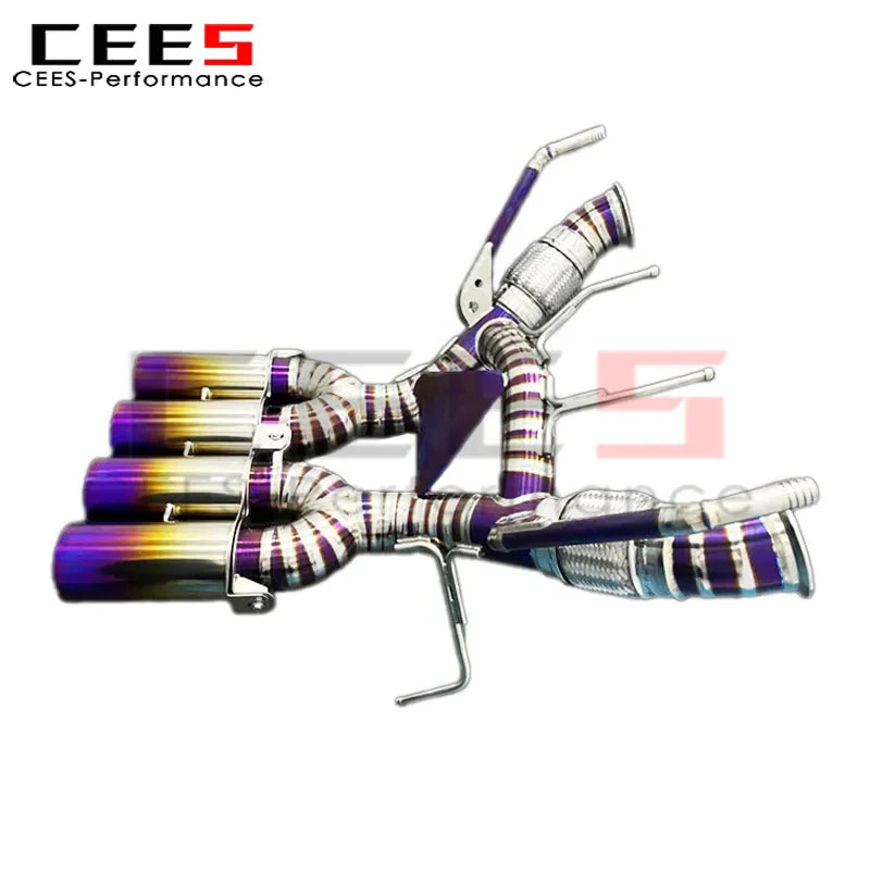 CEES for Mclaren 765LT 4.0T 2020+ Valved Sport Exhaust System