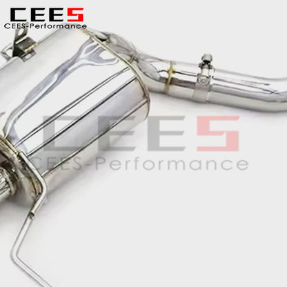 cees Valved Exhaust Catback System with Catalyst for BMW M3 E90/E92/E93 4.0L 2008-2013 Stainless Steel Exhaust Pipe Muffler