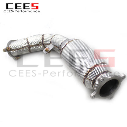 CEES Downpipe For Porsche Macan 2.0T 2021-2023 Stainless Steel Catless downpipe without catalyst with OPF Exhaust Pipe