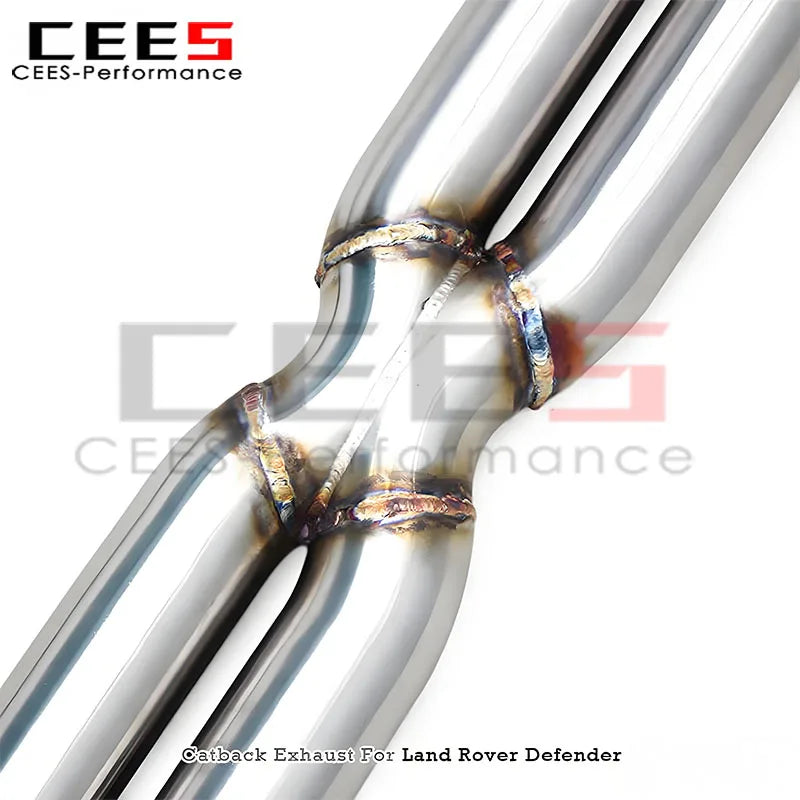 Land Rover Defender V8 5.0T 2020-2024 SS304 Valved Sport Exhaust System