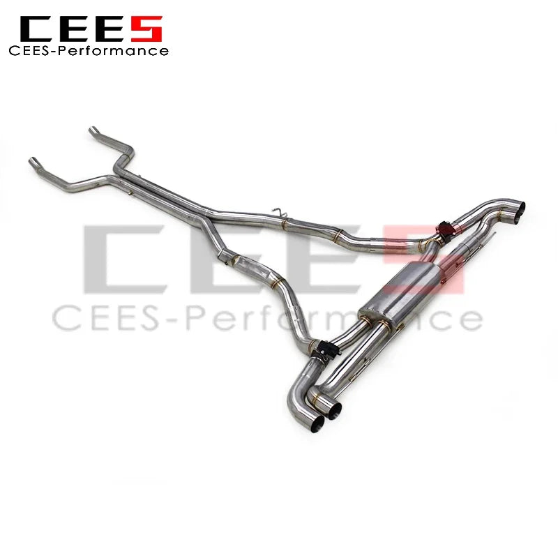 CEES  Stainless Steel Catback Exhaust Pipes for BMW X7 4.4TT 2019-2023 Escape Exhaust System Pipe Muffler