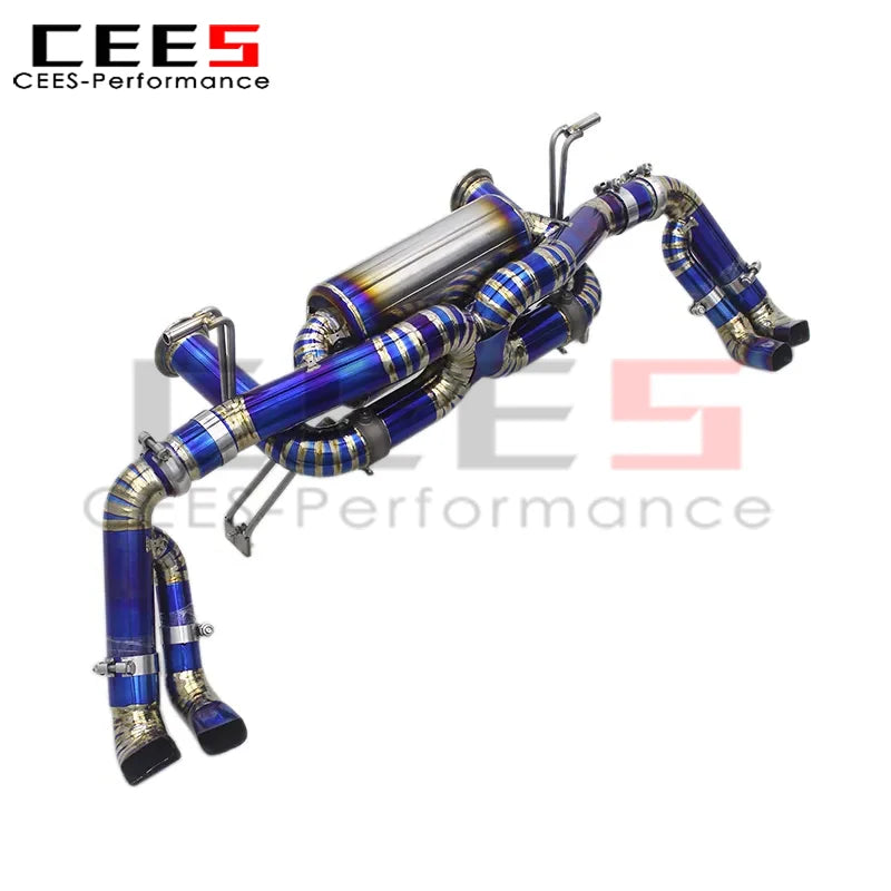 cees for Audi R8 V10 5.2 2016-2019 Catback Valved Sport Exhaust System