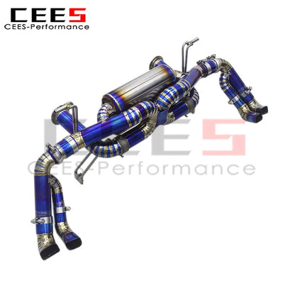 cees for Audi R8 V10 5.2 2016-2019 Catback Valved Sport Exhaust System