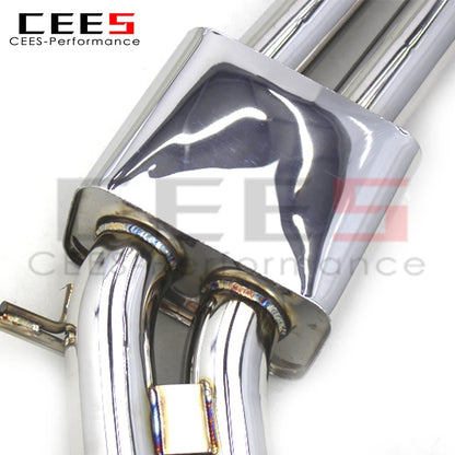 CEES Catback Exhaust System for PORSCHE Cayenne 4.8 2010-2016 Tuning Performance Racing Titanium Escape Exhaust Pipe Muffler