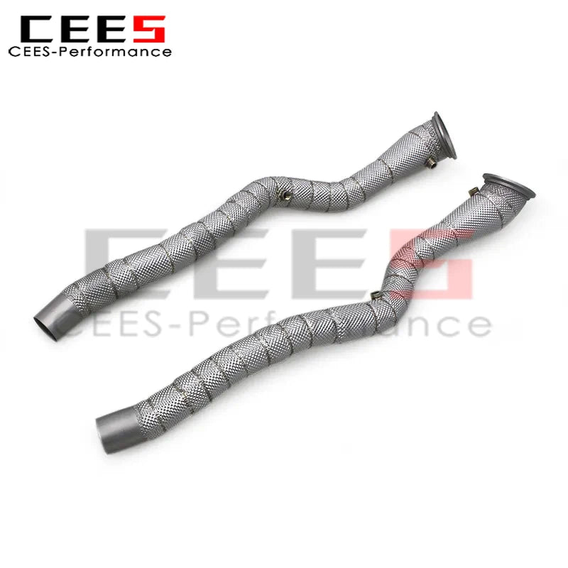 cees Catback Exhaust Downpipe Escape for Ferrari 812 Superfast 6.5L V12 2017-2023 Titanium Exhaust System Free Flow Pipe Muffler
