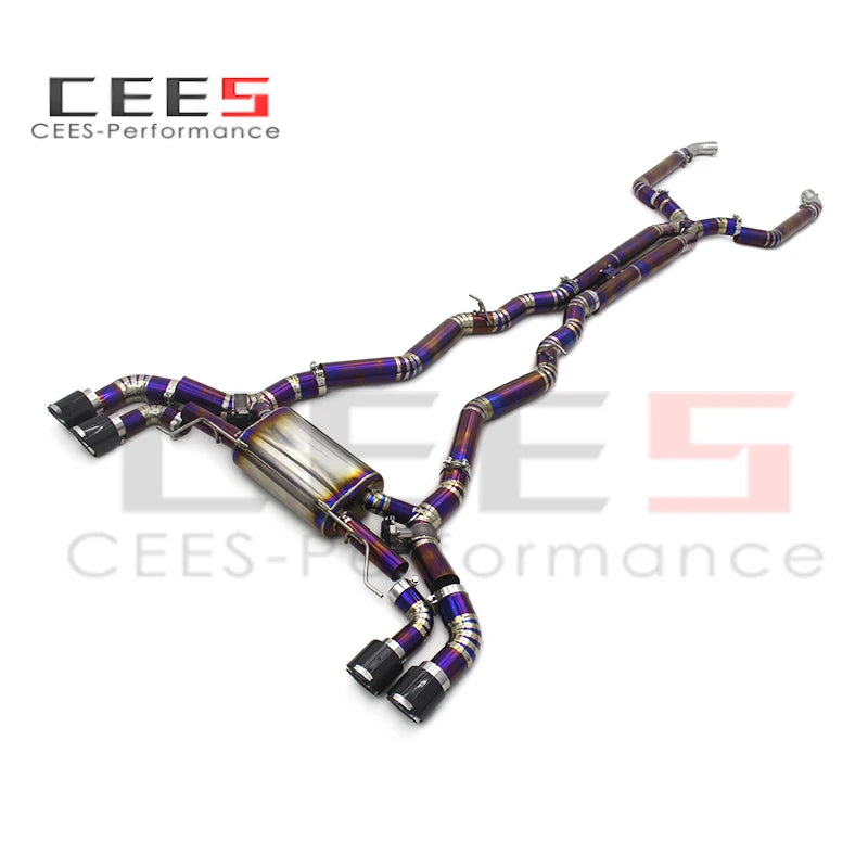 CEES Performance System for BMW F93 M8/M8 Competition Gran Coupe  F92 F91 2017-2023 Valvetronic Catback Titanium Valve Exhaust