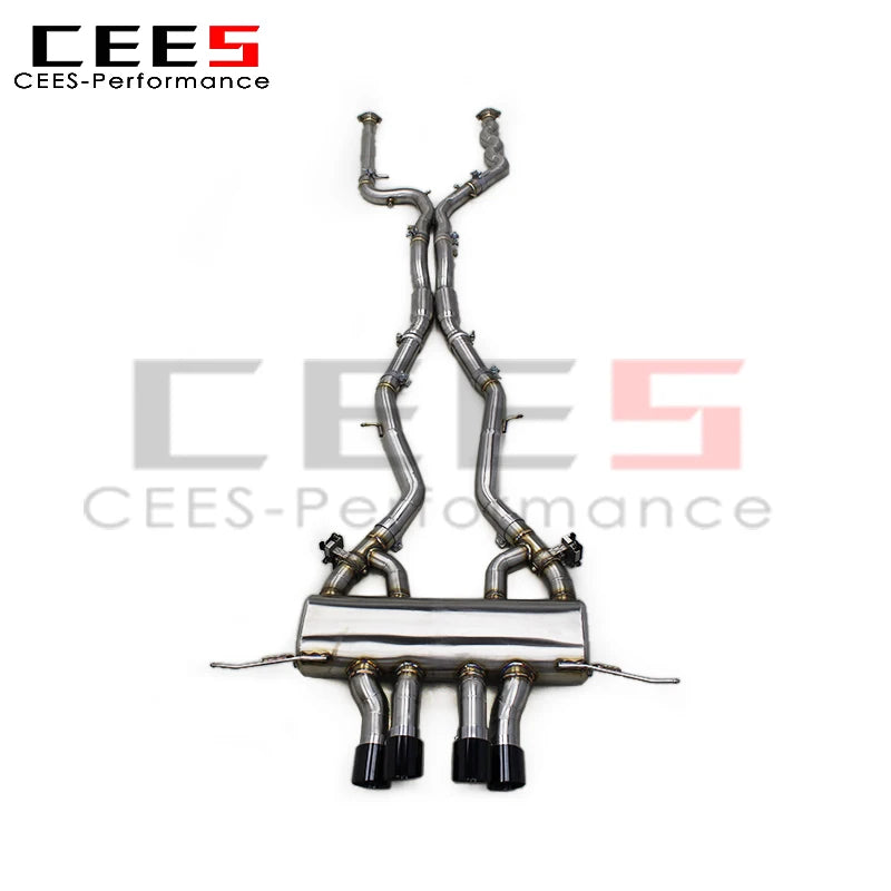 CEES Suitable for MP Bumper Exhaust Pipe for BMW M3/M4 G80/G82/G83 3.0T 2019-2023 Stainless Steel Catback Exhaust System