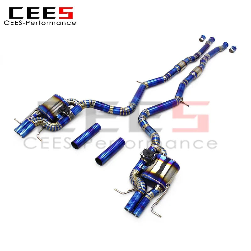 cees Catback Exhaust Pips for Mercedes-Benz S350 3.0T 2012-2023 Performance Titanium Exhaust Pipe Muffler System Assembly