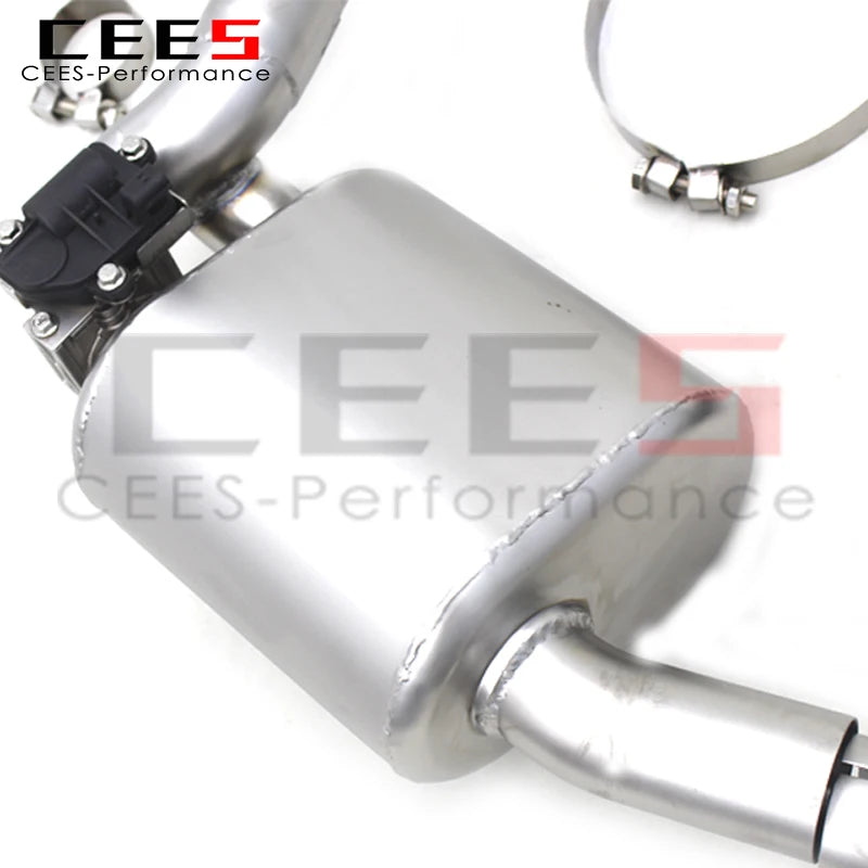 CEES Catback Exhaust System For Porsche 981 Boxster/Cayman 2.7/3.4 2012-2015 Racing Exhaust Pipes Stainless Steel Muffler Escape