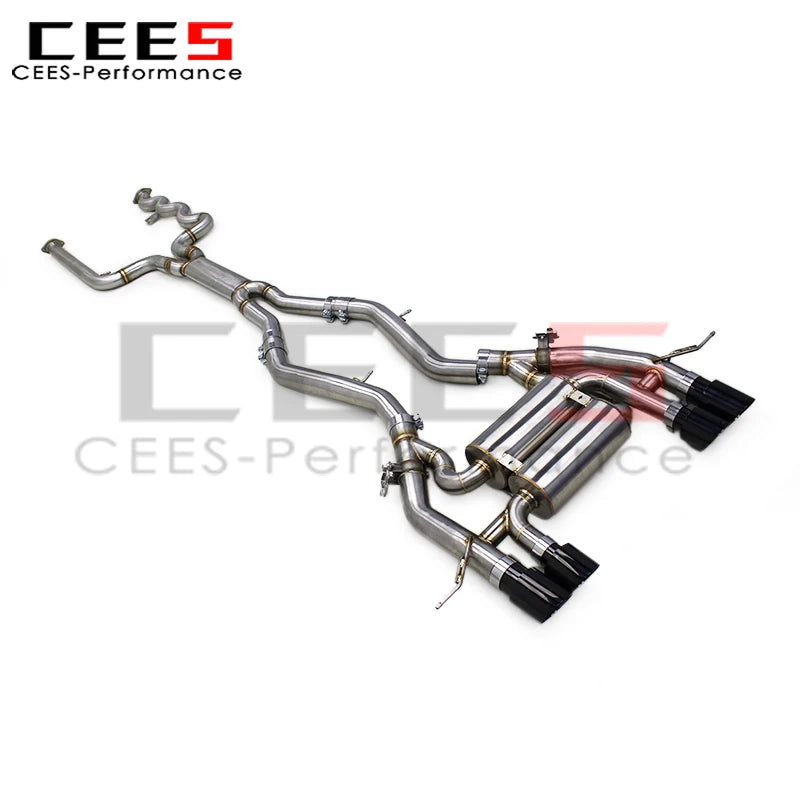 CEES Tuning Exhaust Pipe System for BMW M3 M4 G80 G82 G83 3.0T 2019-2025 SS304 Stainless Steel Car Escape Sport Exhaust Muffler