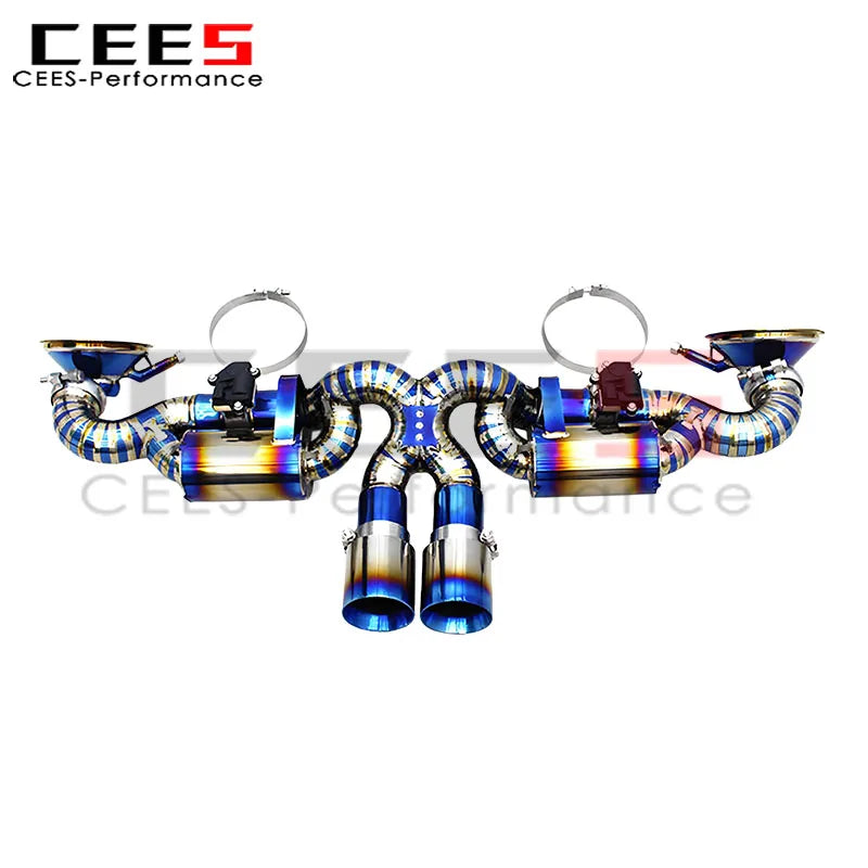 Porsche 911 992 GT3 RS 4.0L 2020-2024 Titanium Valved Sport Exhaust System