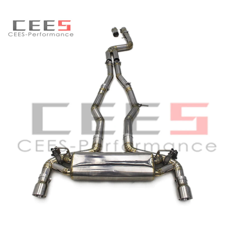 CEES High Performance valvetronic Exhaust mufflers For Toyota Supra A90 3.0T 2020-2023 Custom large diameter exhaust