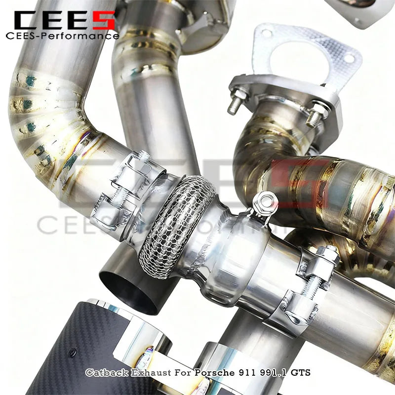 Porsche 911 991/991.1 GTS 3.8L 2012-2015 Valved Sport Exhaust System