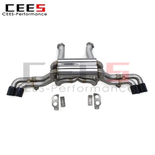 cees Performance Catback Exhaust Downpipe for Ferrari F430 4.3L 2005-2009 SS304 Stainless Steel Full Exhaust Pipe Muffler System