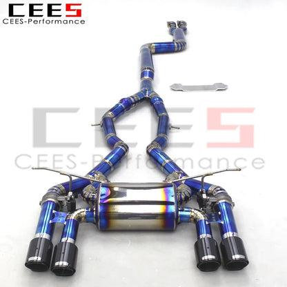 CEES Performance Titanium Catback Exhaust Systems for BMW M3/M4 F80/F82 3.0T 2015-2019 Escape with Valve Muffler Exhaust