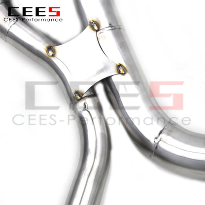 CEES Catback Exhaust For BMW 520/523/530 E60 2.5/3.0 2003-2010 High Performance Exhaust Pipe Stainless Steel  Exhaust System