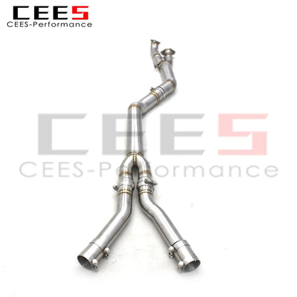 CEES  Mid pipe For BMW M3 G80/G8X 3.0T 2020-2025 Stainless Steel Automotive Performance Accessories Exhaust Pipe