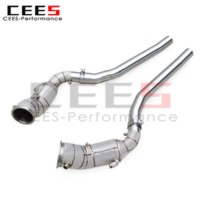 Ferrari Purosangue FUV V12 6.5L Stainless Steel Heat shield Downpipe Exhaust System